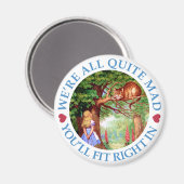 We zijn allemaal gek, je past er meteen in magneet (Voorkant / Achterkant)