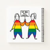 We zijn allemaal gelijk notitieboek (Achterkant)