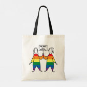 We zijn allemaal gelijk tote bag (Achterkant)