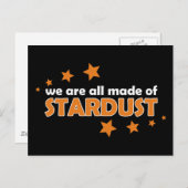 We zijn allemaal gemaakt van stardust briefkaart (Voorkant / Achterkant)