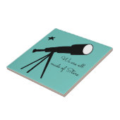 We zijn allemaal gemaakt van Stars telescope quote Tegeltje (Zijkant)