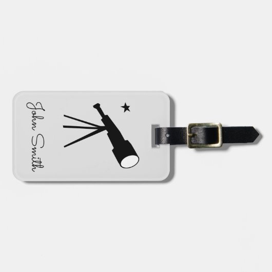 We zijn allemaal gemaakt van sterrentelescoop bagagelabel (Voorkant horizontaal)