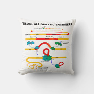 We zijn allemaal genetisch ingenieurs RNA splicing Kussen