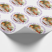 We zijn allemaal heel gek. Je past er meteen in! Cadeaupapier (Hoek)