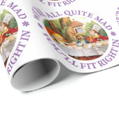 We zijn allemaal heel gek. Je past er meteen in! Cadeaupapier (Rol Hoek)