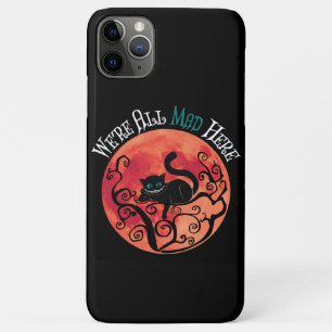 We zijn allemaal hier - Cheshire Cat Full Moon Case-Mate iPhone Case