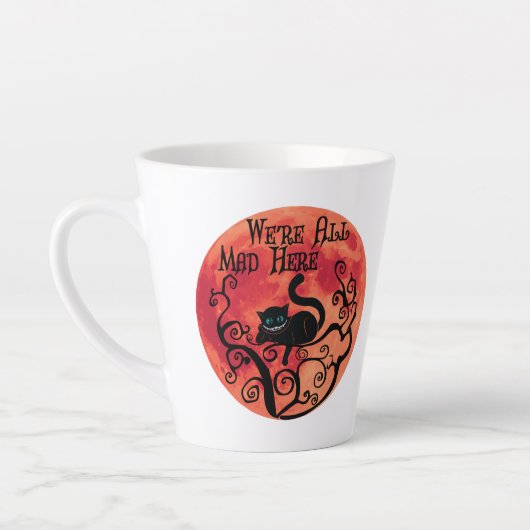 We zijn allemaal hier, Cheshire Cat Latte Mok (Links)