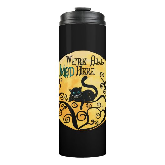 We zijn allemaal hier, Cheshire Cat Thermosbeker (Voorkant)