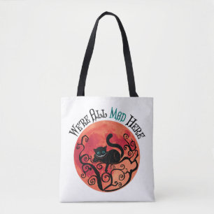 We zijn allemaal hier, Cheshire Cat Tote Bag