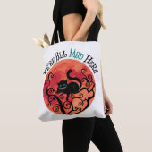 We zijn allemaal hier, Cheshire Cat Tote Bag (Dichtbij)