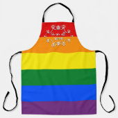 We zijn allemaal Human LGBTQ Pride Month Schort (Voorkant)