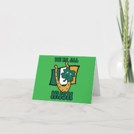We zijn allemaal Iers Bedankkaart
