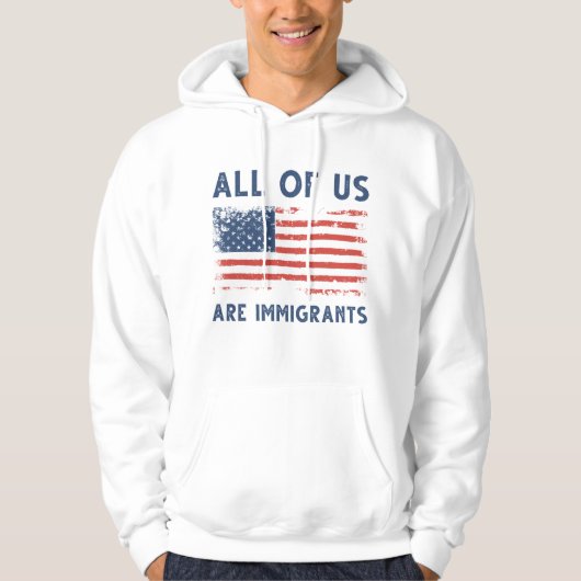 We zijn allemaal immigranten hoodie (Voorkant)