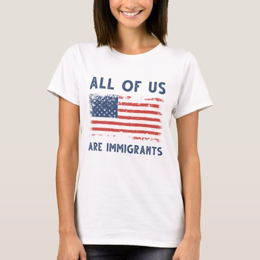 We zijn allemaal immigranten t-shirt (Voorkant)