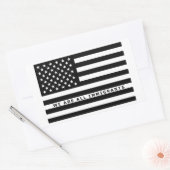 We zijn allemaal immigratieticker rechthoekige sticker (Envelop)