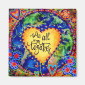 We zijn allemaal in dit alles samen magneet (Voorkant)