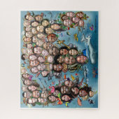 We zijn allemaal in dit gezelschap legpuzzel (Verticaal)