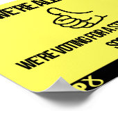We zijn allemaal in - SNP-Poster Poster (Hoek)