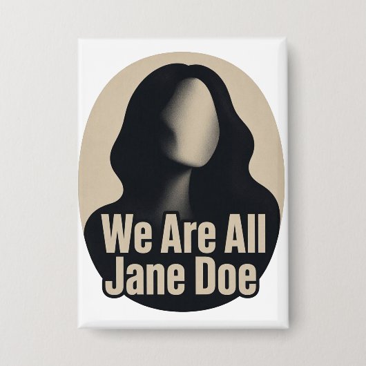 We zijn allemaal Jane Doe Button (Voorkant)