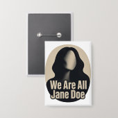 We zijn allemaal Jane Doe Button (Voorkant / Achterkant)