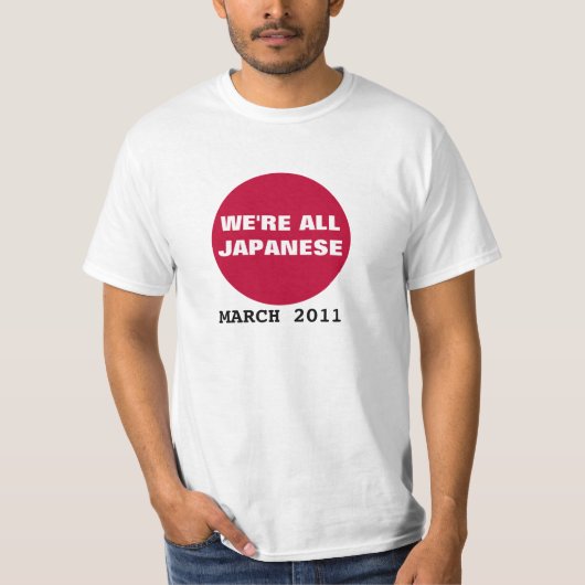 We zijn allemaal Japans! T-shirt (Voorkant)