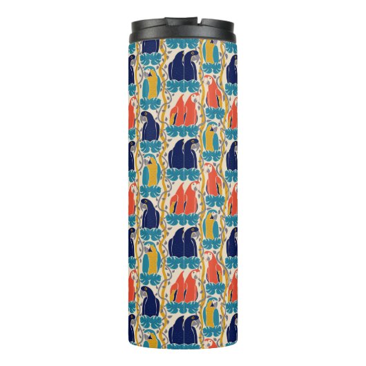 We zijn allemaal kauw voor Macaws Tropisch Vogelpa Thermosbeker (Achterkant)