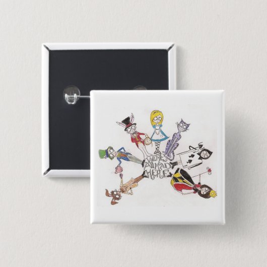 " we zijn allemaal kwaad hier " Button (Voorkant /achterkant)