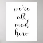 We zijn allemaal kwaad hier poster (Voorkant)