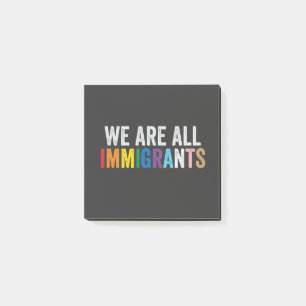 We zijn allemaal LGBT Rainbow Ally immigranten Post-it® Notes