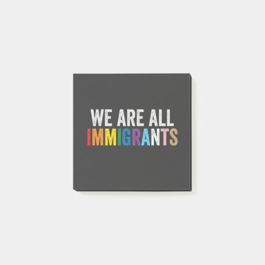 We zijn allemaal LGBT Rainbow Ally immigranten Post-it® Notes (Voorkant)