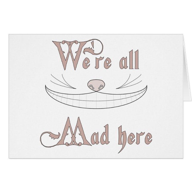 We zijn allemaal Mad hier (Voorkant Horizontaal)