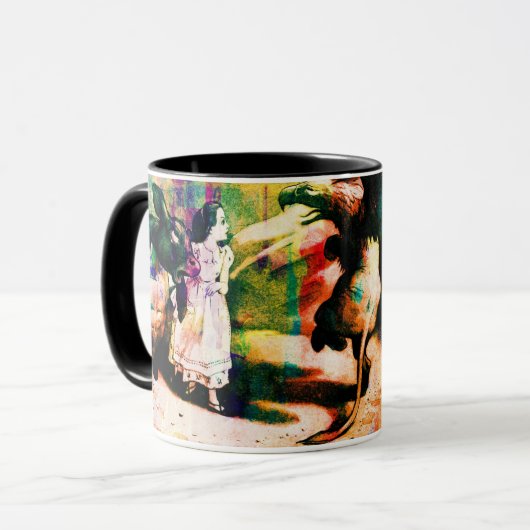 We zijn allemaal Mad Hier Alice in Wonderland Mok (Voorkant links)