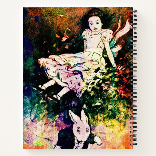 We zijn allemaal Mad Hier Alice in Wonderland Notitieboek (Achterkant)