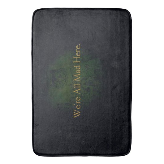 We zijn allemaal Mad hier Badmat (Voorkant Verticaal)