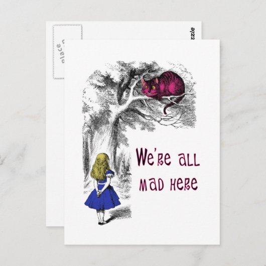 We zijn allemaal Mad hier Briefkaart (Voorkant / Achterkant)