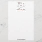We zijn allemaal Mad hier Briefpapier (Voorkant)