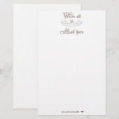 We zijn allemaal Mad hier Briefpapier (Voorkant / Achterkant)