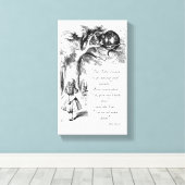 We zijn allemaal Mad hier Canvas Afdruk (Insitu (Houten vloer))