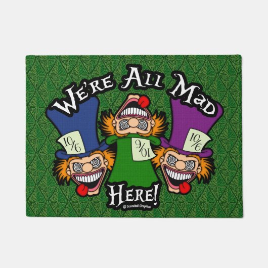 We zijn allemaal Mad hier! Deurmat (Voorkant)