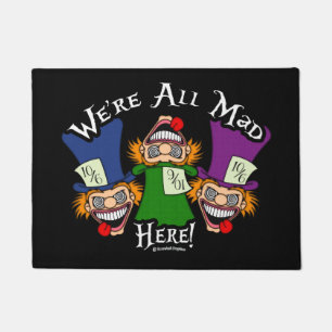 We zijn allemaal Mad hier! Doormat Deurmat