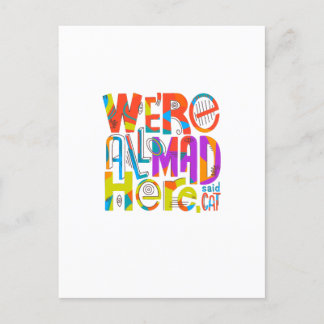 We zijn allemaal Mad hier Feestdagenkaart