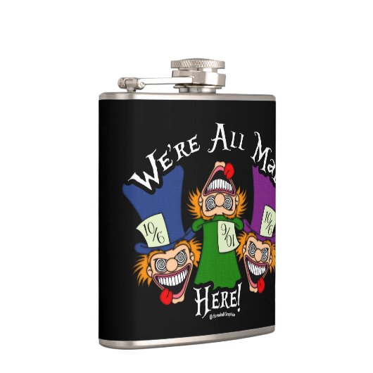 We zijn allemaal Mad hier! Heupfles (Rechts)