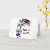 We zijn allemaal Mad hier Kaart (Gele Bloem)