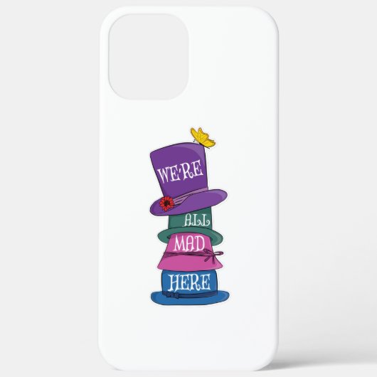 We zijn allemaal Mad Hier Mad Hatter Alice in Wond Case-Mate iPhone Case (Achterkant)