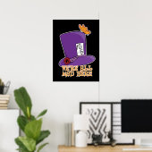 We zijn allemaal Mad Hier - Mad Hatter Pet Poster (Thuiskantoor)