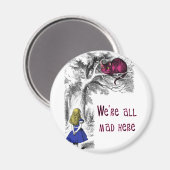 We zijn allemaal Mad hier Magneet (Voorkant / Achterkant)