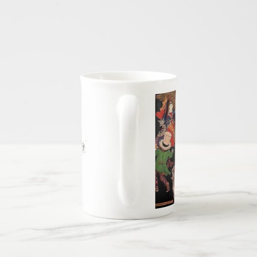 We zijn allemaal Mad hier Porselein Kop (Achterkant)