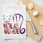 We zijn allemaal Mad hier Theedoek (Quarter Fold)