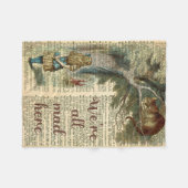 We zijn allemaal Mad Hier Throw Blanket Fleece Deken (Voorkant (Horizontaal))