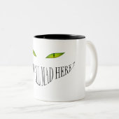 We zijn allemaal Mad hier Tweekleurige Koffiemok (Voorkant rechts)